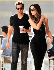 Lily’s mother and her step-father, Len Wiseman